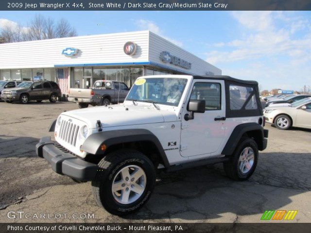 2009 Jeep Wrangler X 4x4 in Stone White