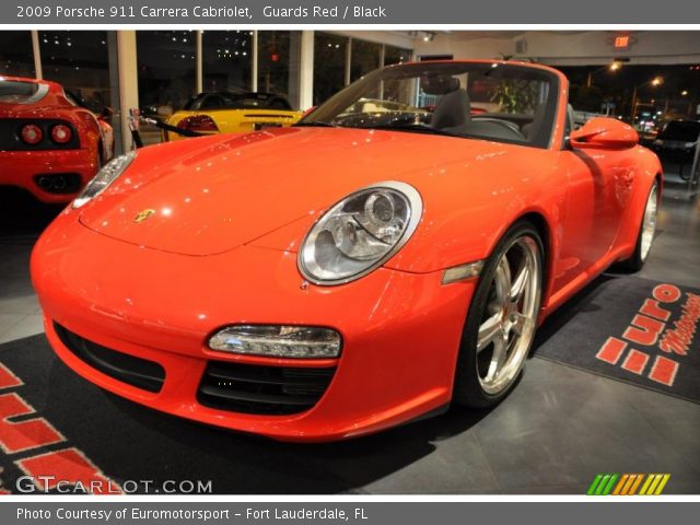 2009 Porsche 911 Carrera Cabriolet in Guards Red