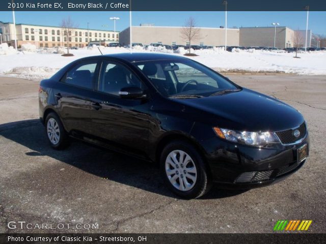 2010 Kia Forte EX in Ebony Black