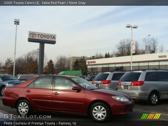 2006 Toyota Camry LE in Salsa Red Pearl