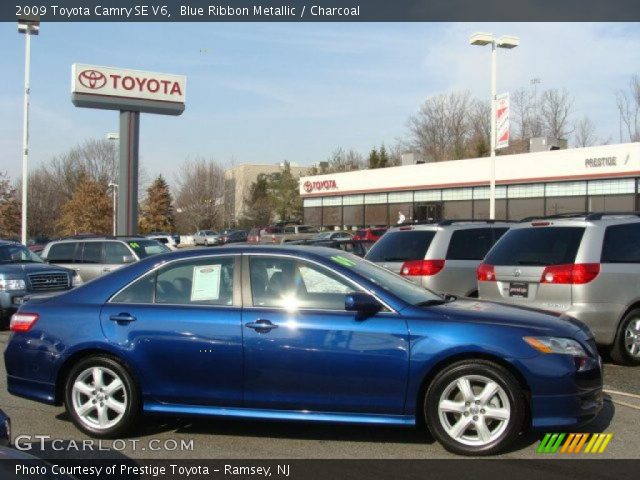 2009 Toyota Camry SE V6 in Blue Ribbon Metallic