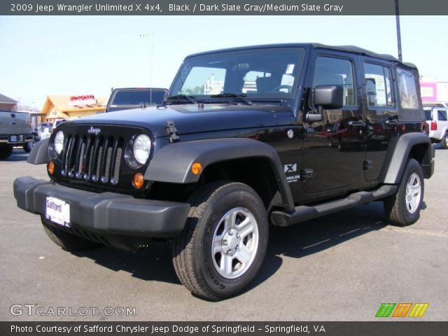 2009 Jeep Wrangler Unlimited X 4x4 in Black