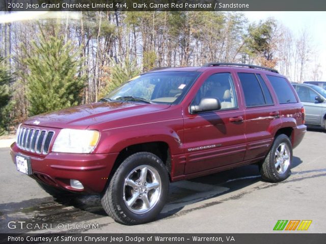 2002 Jeep Grand Cherokee Limited 4x4 in Dark Garnet Red Pearlcoat