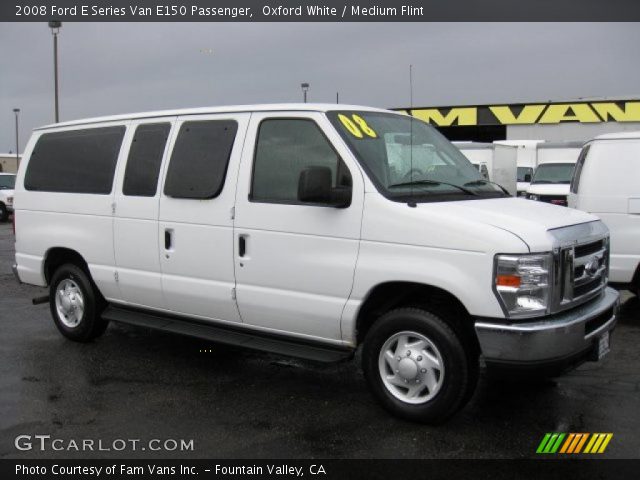 2008 Ford E Series Van E150 Passenger in Oxford White