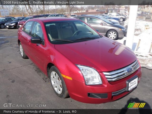 2008 Ford Fusion S in Redfire Metallic