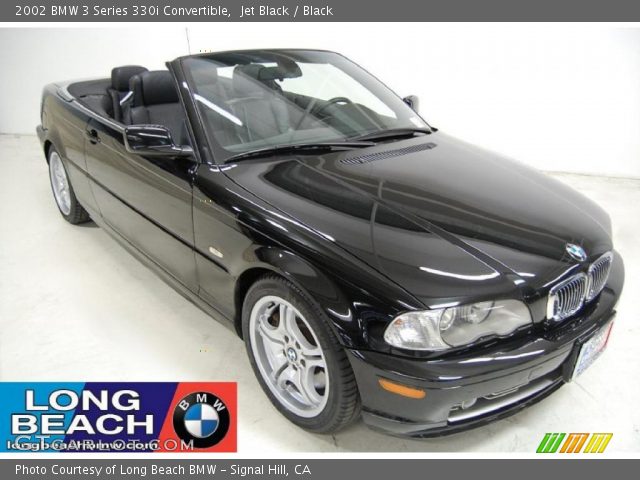 2002 BMW 3 Series 330i Convertible in Jet Black