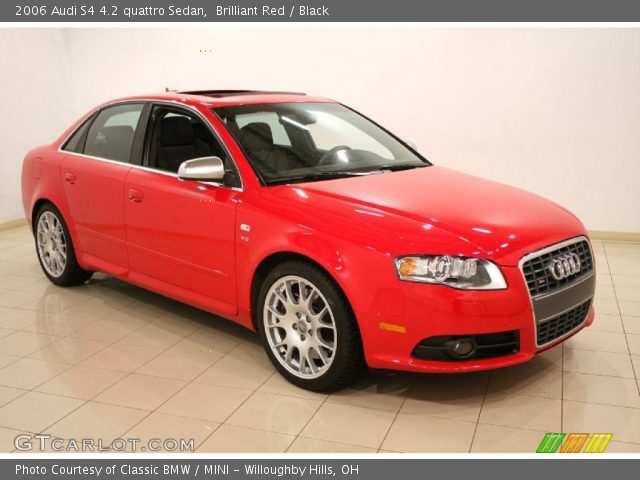 2006 Audi S4 4.2 quattro Sedan in Brilliant Red