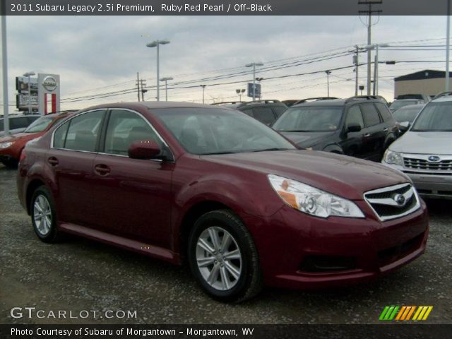 2011 Subaru Legacy 2.5i Premium in Ruby Red Pearl