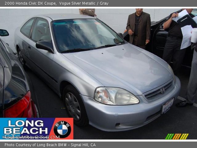 2000 Honda Civic DX Coupe in Vogue Silver Metallic