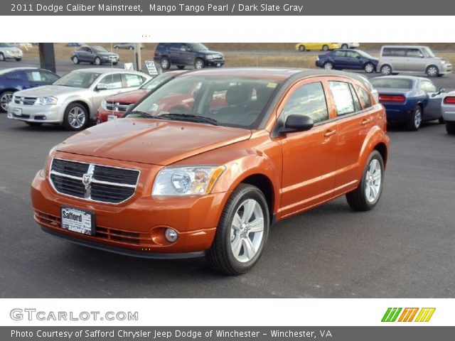 2011 Dodge Caliber Mainstreet in Mango Tango Pearl