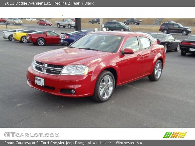 2011 Dodge Avenger Lux in Redline 2 Pearl