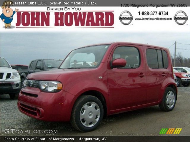 2011 Nissan Cube 1.8 S in Scarlet Red Metallic