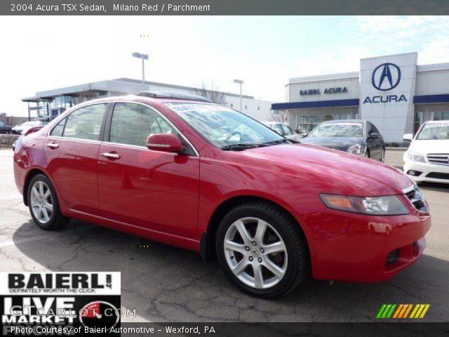 2004 Acura TSX Sedan in Milano Red