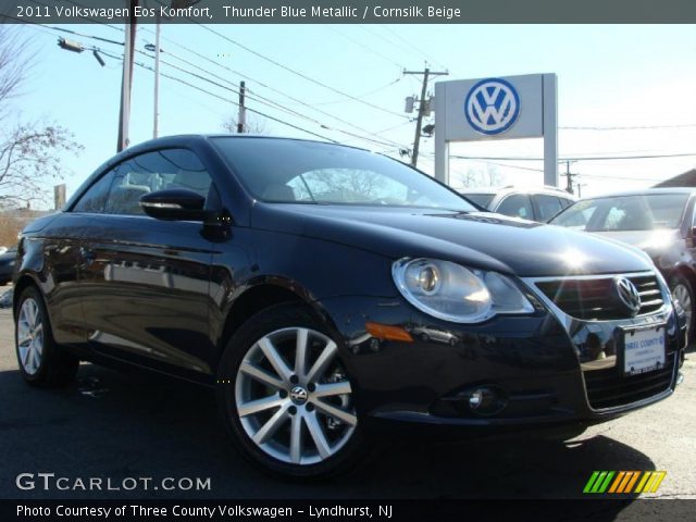 2011 Volkswagen Eos Komfort in Thunder Blue Metallic