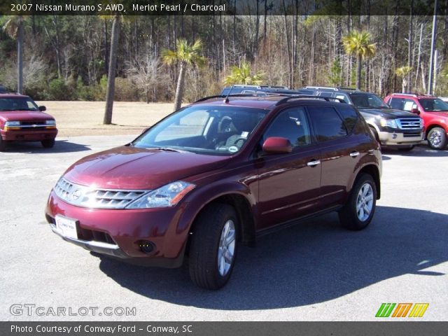 2007 Nissan Murano S AWD in Merlot Pearl