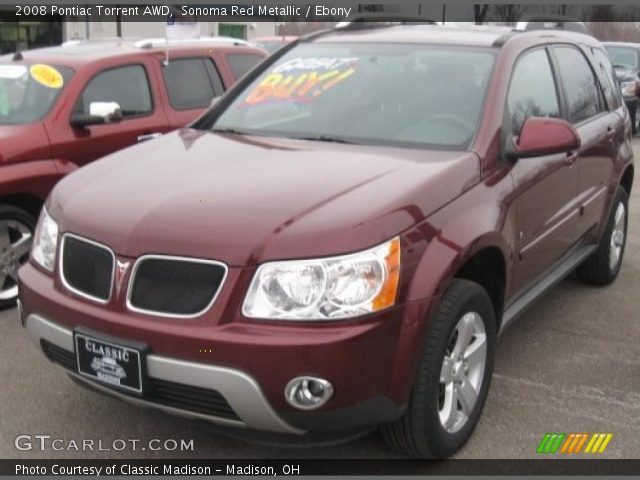 2008 Pontiac Torrent AWD in Sonoma Red Metallic