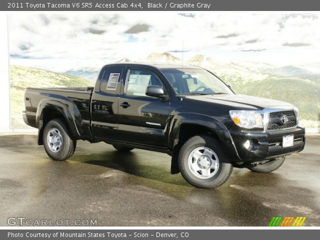 2011 Toyota Tacoma V6 SR5 Access Cab 4x4 in Black