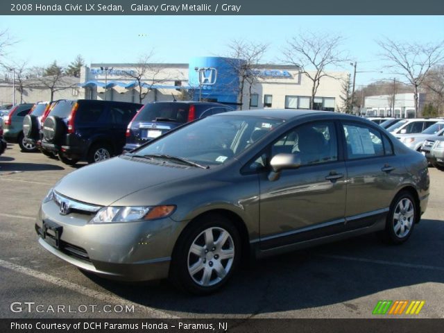 2008 Honda Civic LX Sedan in Galaxy Gray Metallic