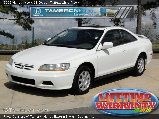 2002 Honda Accord SE Coupe in Taffeta White
