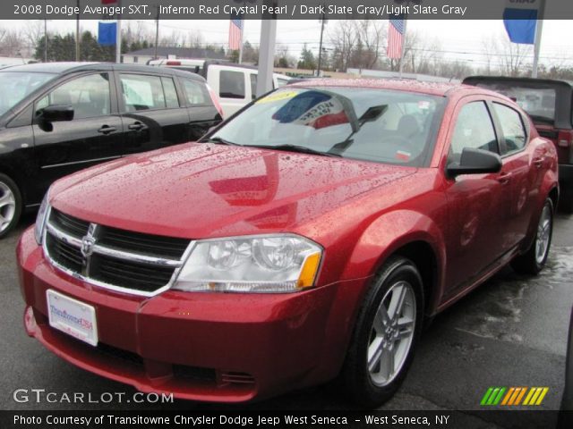 2008 Dodge Avenger SXT in Inferno Red Crystal Pearl