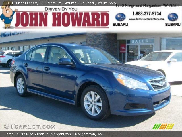 2011 Subaru Legacy 2.5i Premium in Azurite Blue Pearl