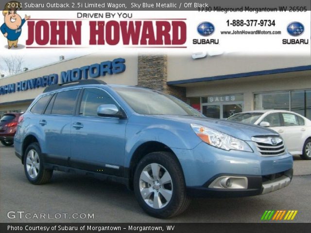 2011 Subaru Outback 2.5i Limited Wagon in Sky Blue Metallic