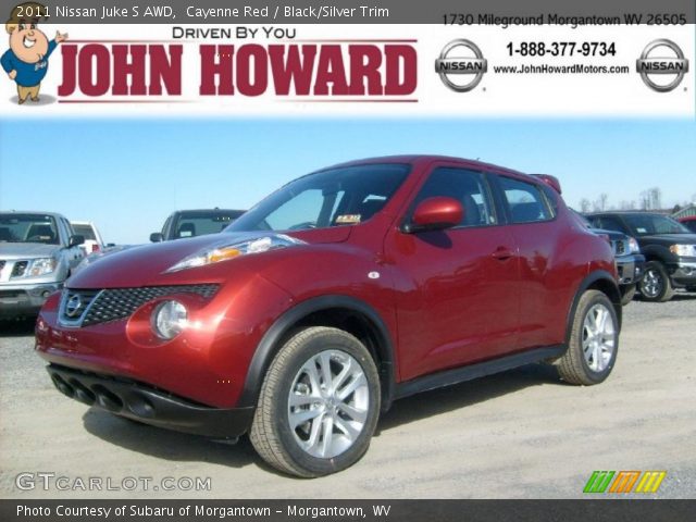 2011 Nissan Juke S AWD in Cayenne Red