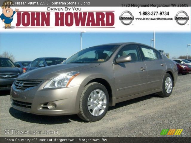 2011 Nissan Altima 2.5 S in Saharan Stone