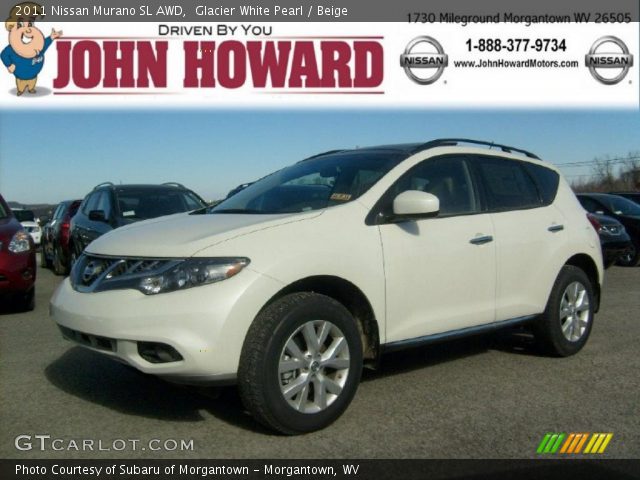 2011 Nissan Murano SL AWD in Glacier White Pearl