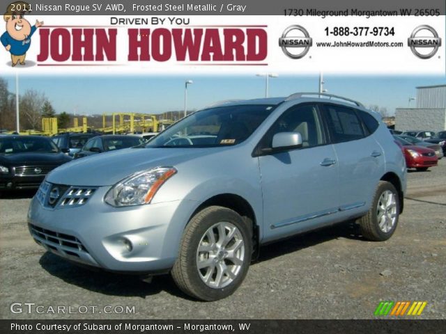 2011 Nissan Rogue SV AWD in Frosted Steel Metallic