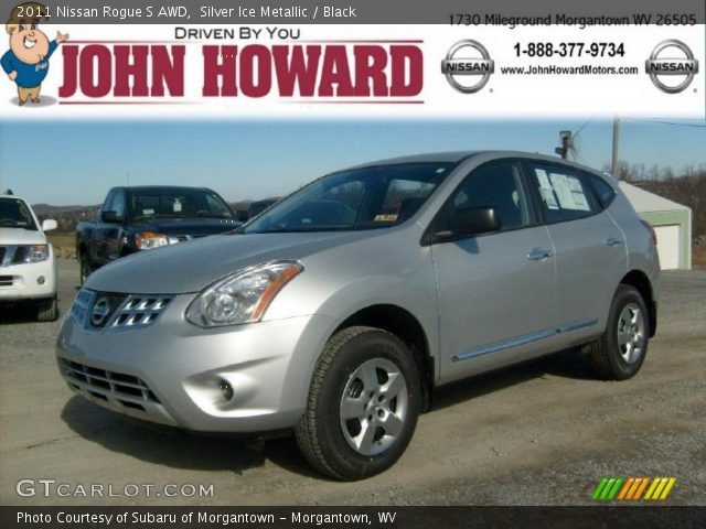 2011 Nissan Rogue S AWD in Silver Ice Metallic