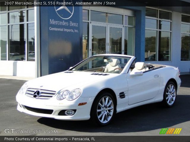 2007 Mercedes-Benz SL 550 Roadster in Alabaster White