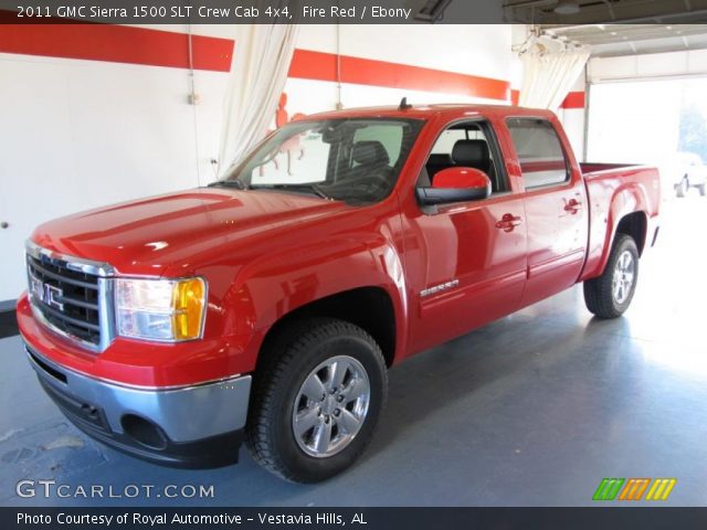 2011 GMC Sierra 1500 SLT Crew Cab 4x4 in Fire Red