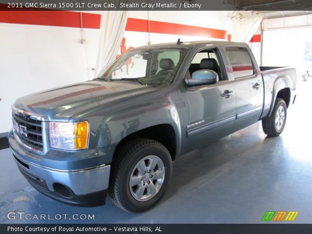 2011 GMC Sierra 1500 SLT Crew Cab in Stealth Gray Metallic