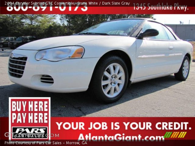 2004 Chrysler Sebring GTC Convertible in Stone White