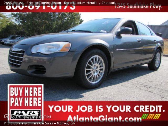 2005 Chrysler Sebring Touring Sedan in Dark Titanium Metallic