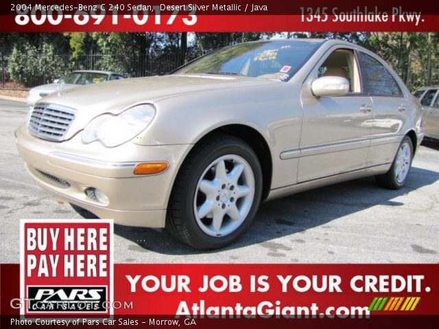 2004 Mercedes-Benz C 240 Sedan in Desert Silver Metallic