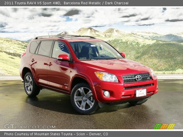 2011 Toyota RAV4 V6 Sport 4WD in Barcelona Red Metallic