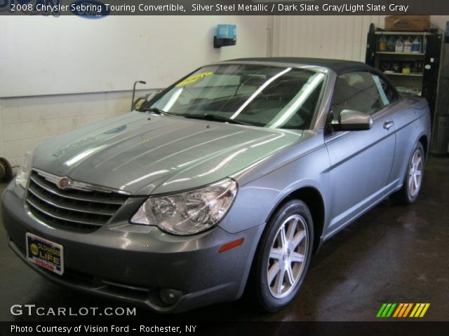 2008 Chrysler Sebring Touring Convertible in Silver Steel Metallic