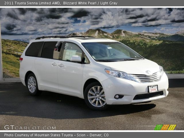 2011 Toyota Sienna Limited AWD in Blizzard White Pearl. Click to see ...