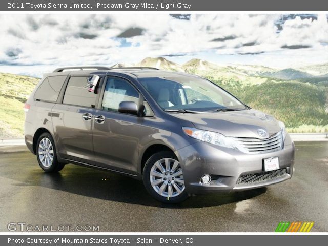 2011 Toyota Sienna Limited in Predawn Gray Mica