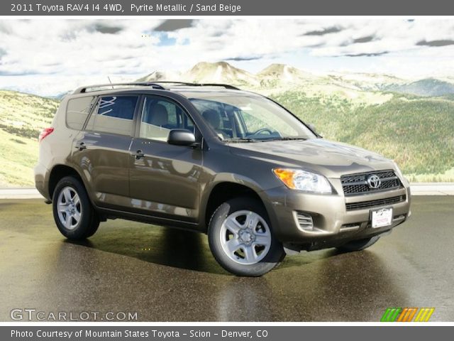 2011 Toyota RAV4 I4 4WD in Pyrite Metallic