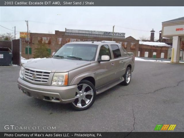 2003 Cadillac Escalade EXT AWD in Silver Sand
