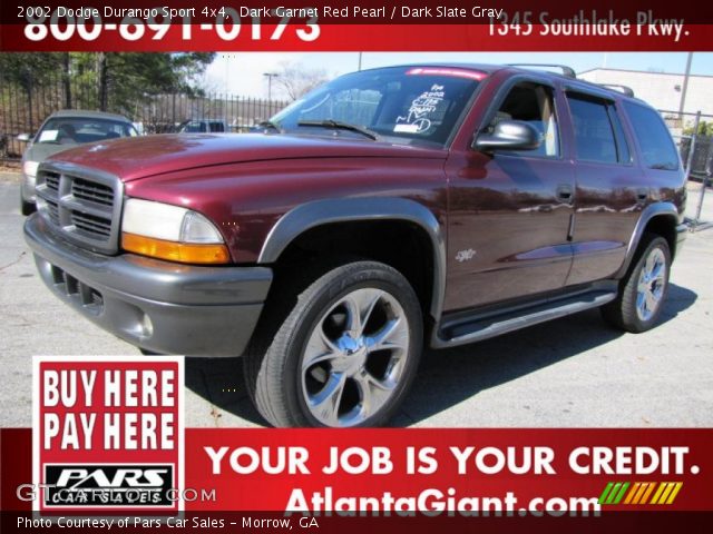 2002 Dodge Durango Sport 4x4 in Dark Garnet Red Pearl