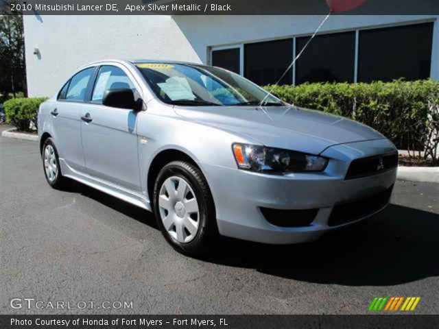 2010 Mitsubishi Lancer DE in Apex Silver Metallic