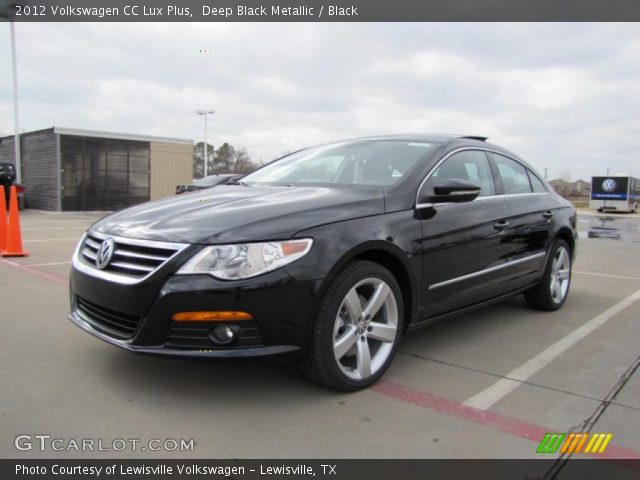 2012 Volkswagen CC Lux Plus in Deep Black Metallic