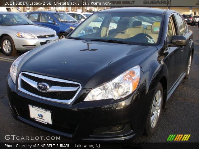 2011 Subaru Legacy 2.5i in Crystal Black Silica