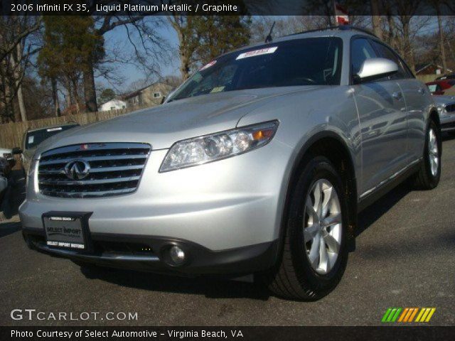 2006 Infiniti FX 35 in Liquid Platinum Metallic