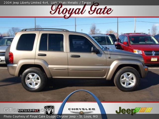 2004 Jeep Liberty Limited 4x4 in Light Khaki Metallic
