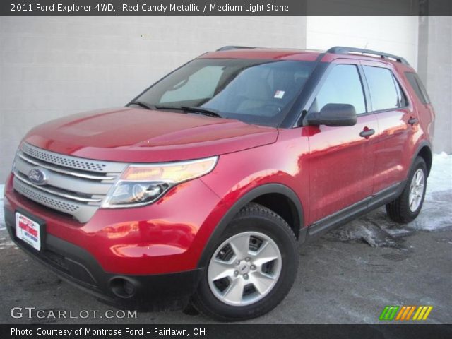 2011 Ford Explorer 4WD in Red Candy Metallic